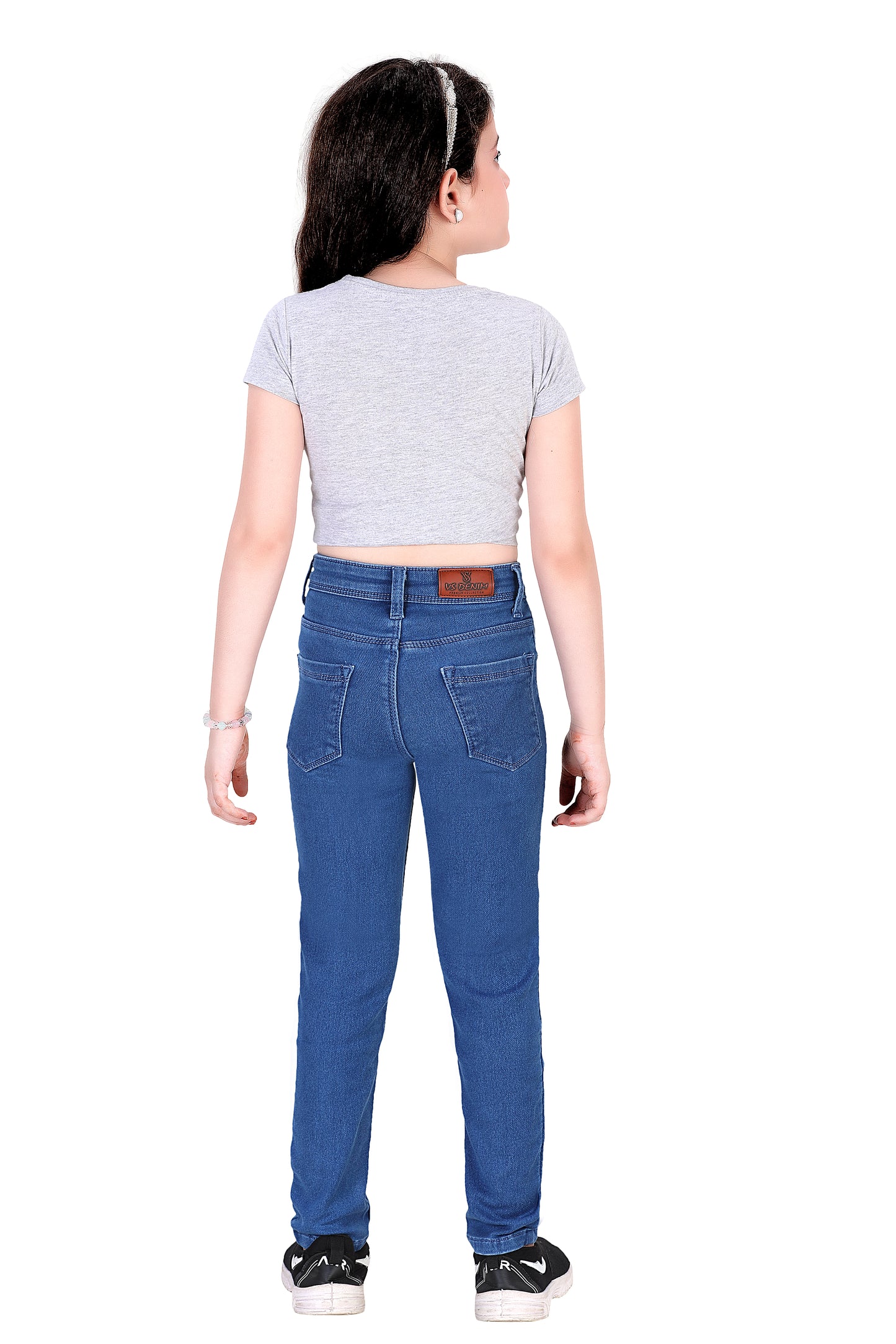Kids Slim Fit Jeans – Stretchable Stylish Denim for Girls