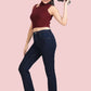 VS Denim High Rise Straight Fit Jeans