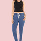 VS Denim Jeggings with Drawstring Waist