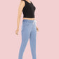 VS Denim Jeggings with Drawstring Waist