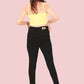 High Rise 3-Button Skinny Fit Jeans