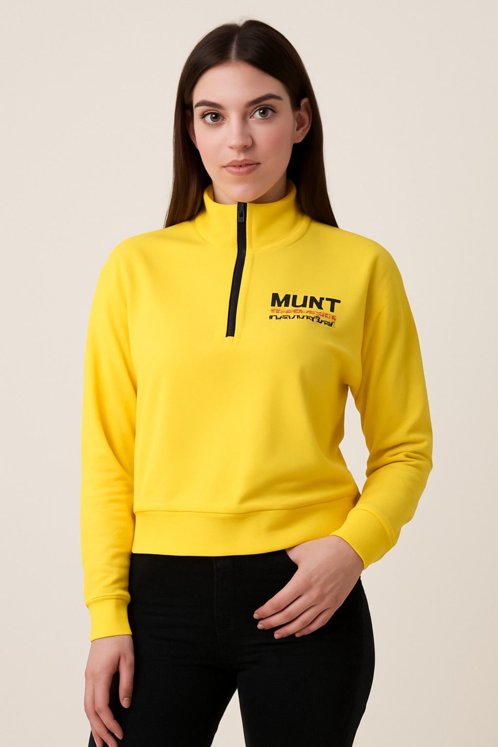 Half-Zip Pullover Sweatshirt